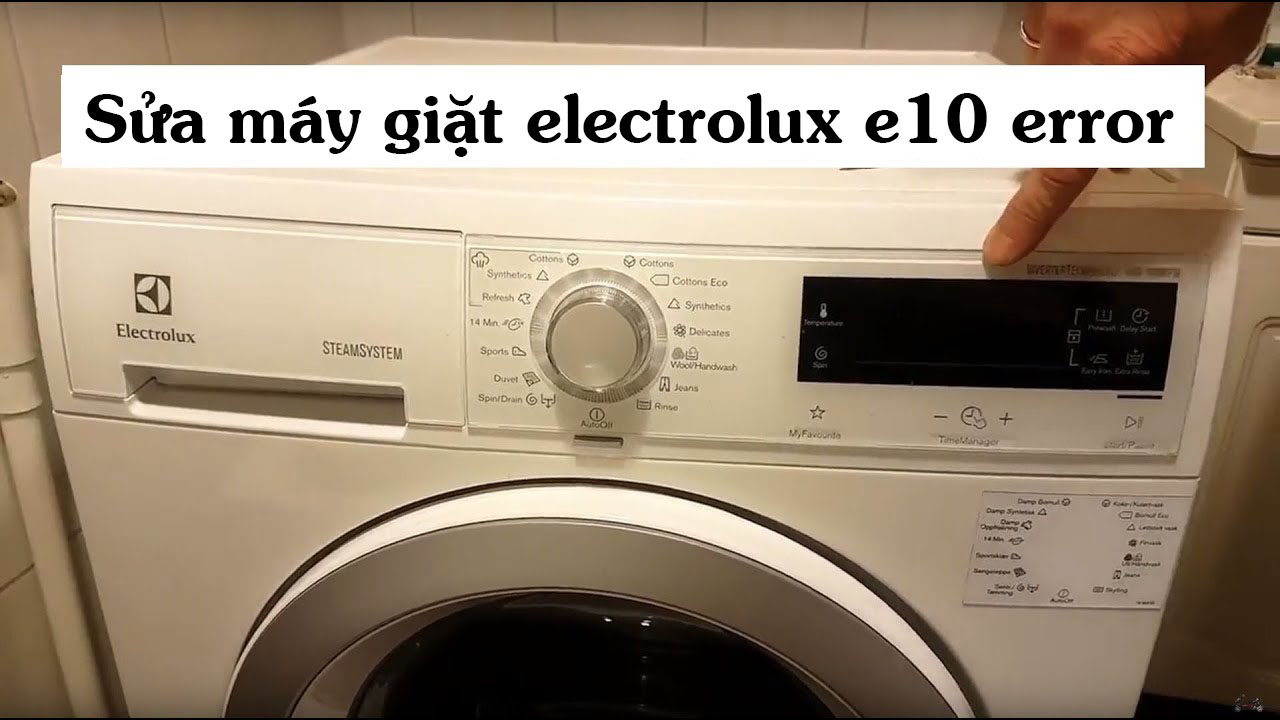sửa máy giặt electrolux e10 error 02